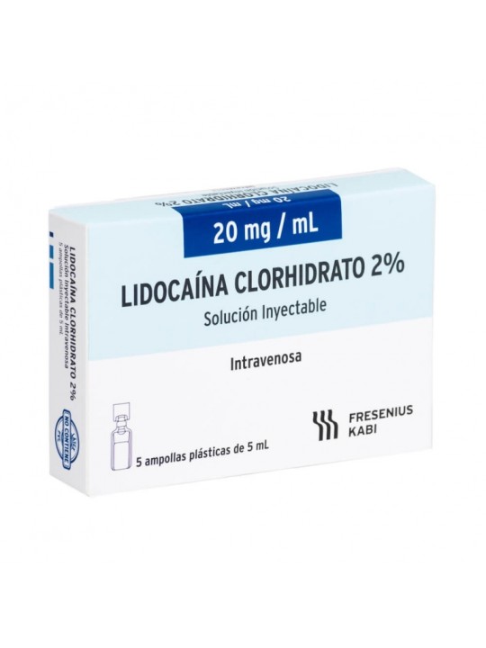 LIDOCAINA 2% AMP X5ML