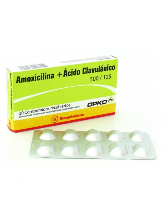 AMOXICILINA/CLAVUL  500/125 X20COM.