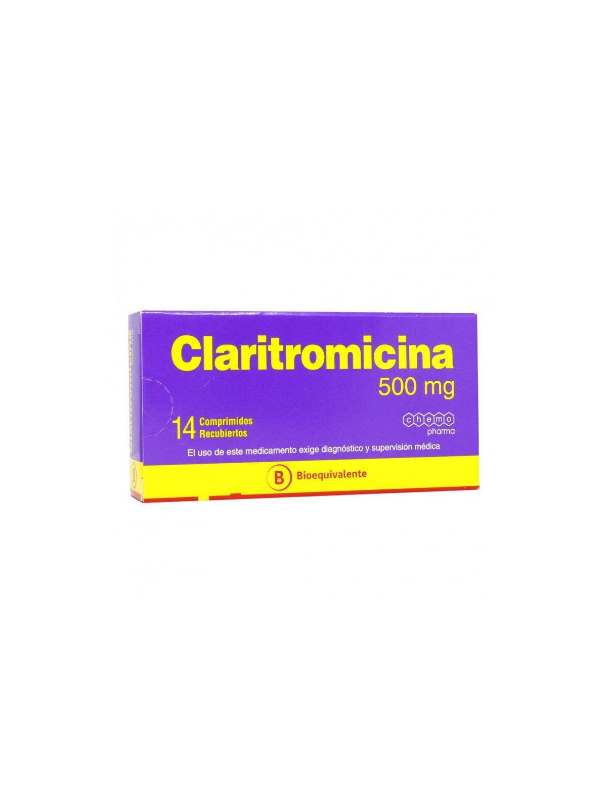 CLARITROMICINA  500mg X14COM.