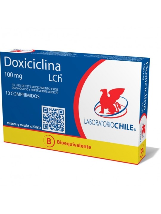 DOXICICLINA  100mg X10COM.