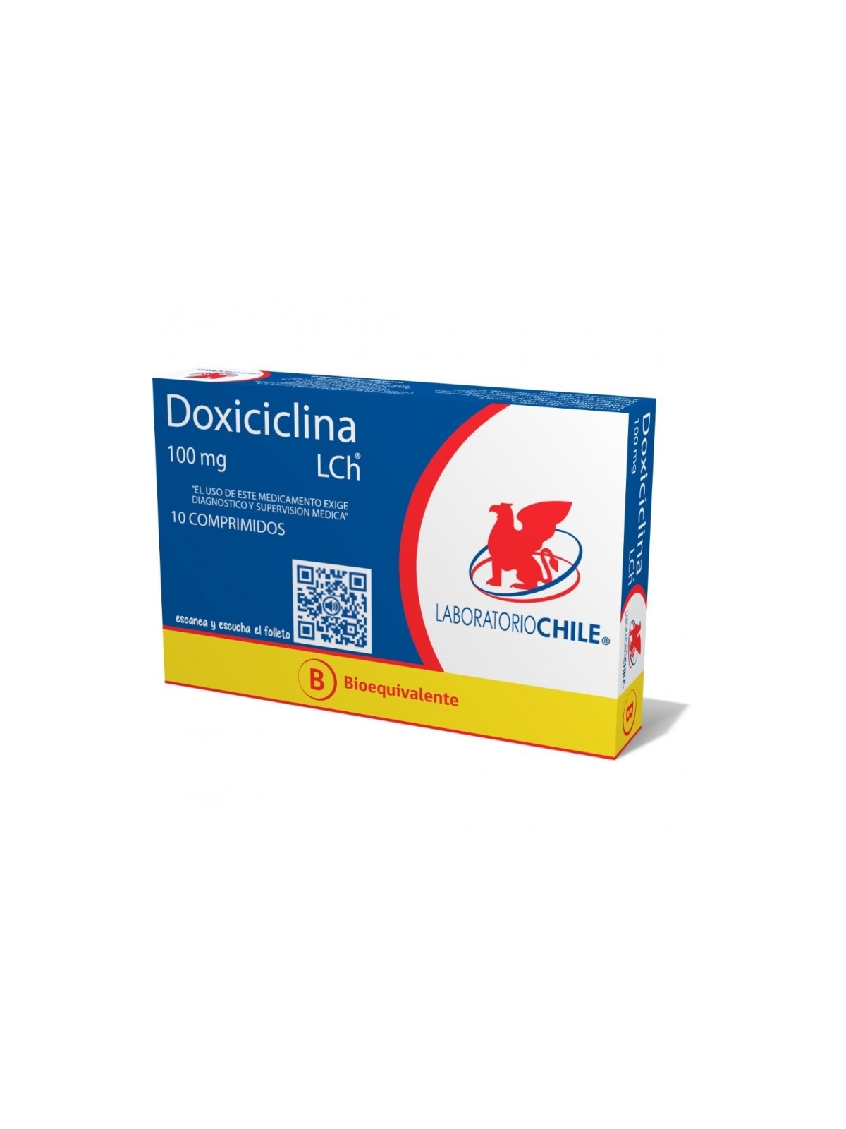 DOXICICLINA  100mg X10COM.