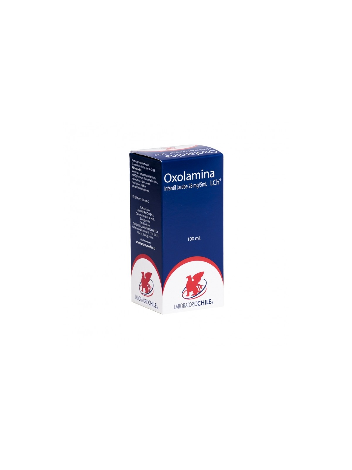 OXOLAMINA PED.28mg/5ml JBE.X100ML