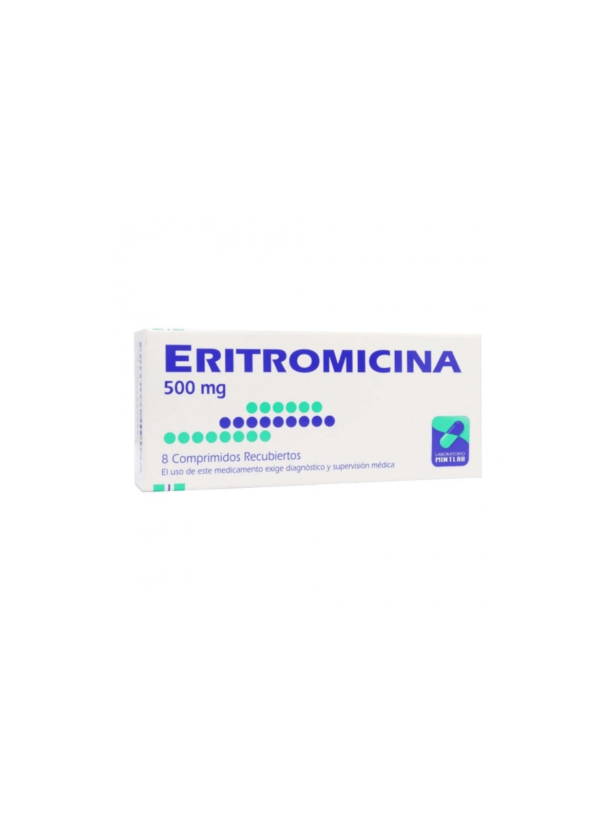 ERITROMICINA 500mg X8COM.