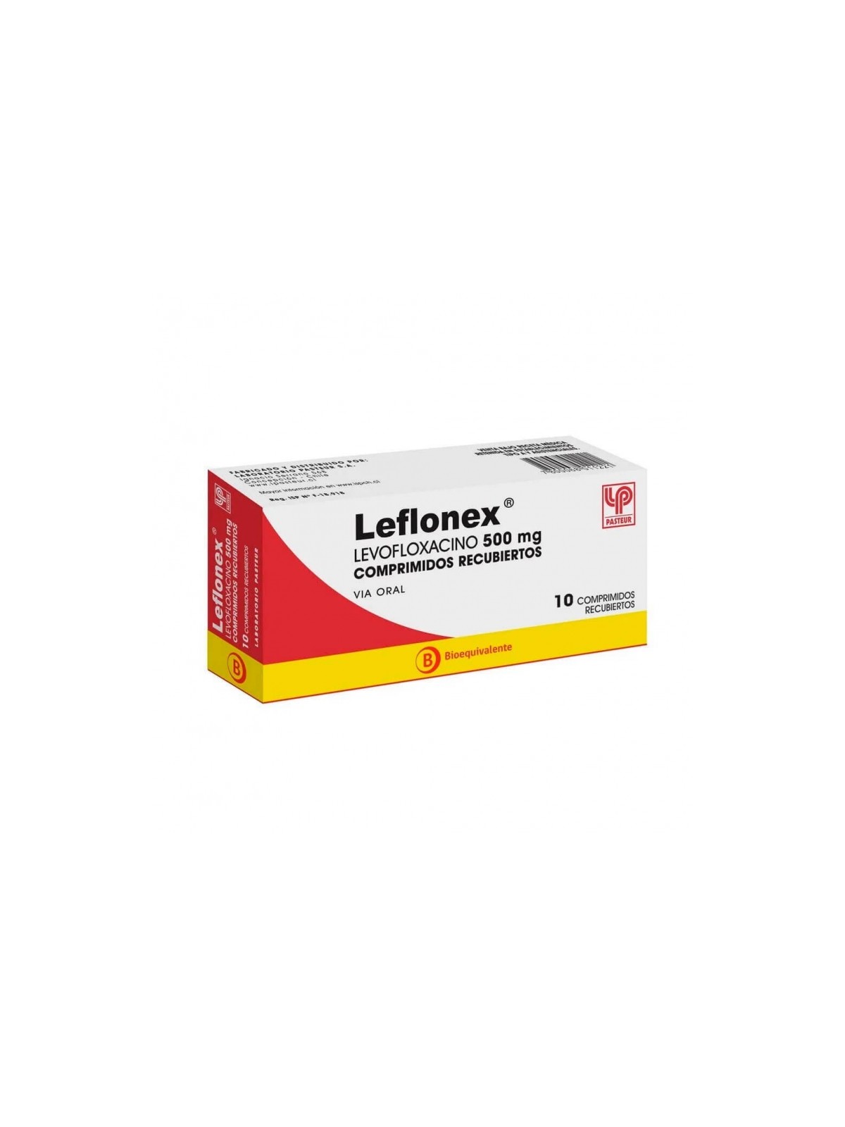 LEFLONEX 500MG X 10 COM REC