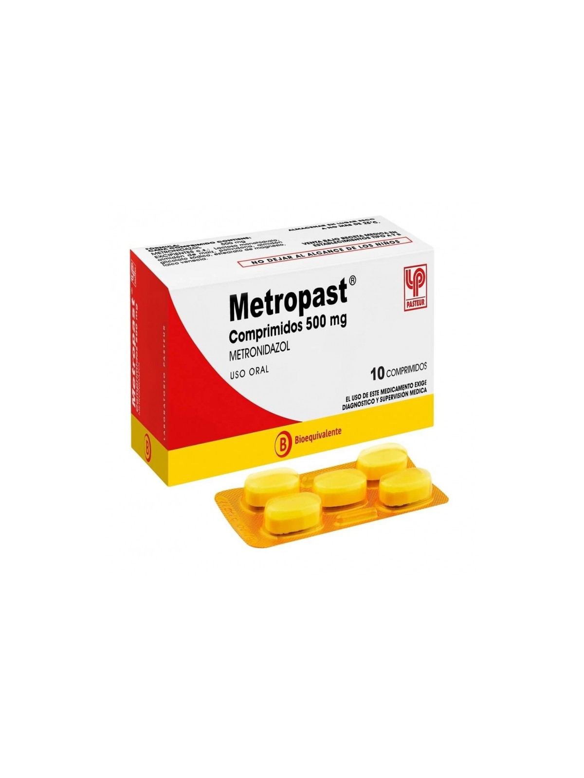 METROPAST  500mg X10COM.